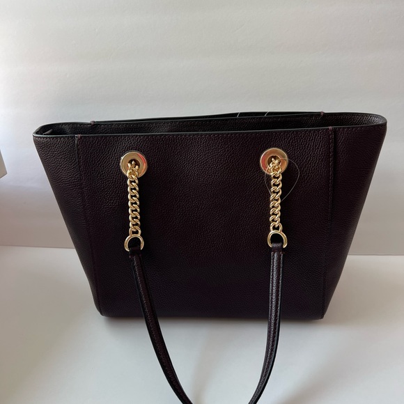 NWT COACH CHAIN TOTE HANDBAG  PURSE - Picture 4 of 7